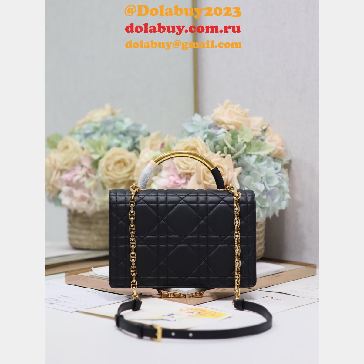 7 Star Top Quality DIOR Ange Medium Calfskin handbag
