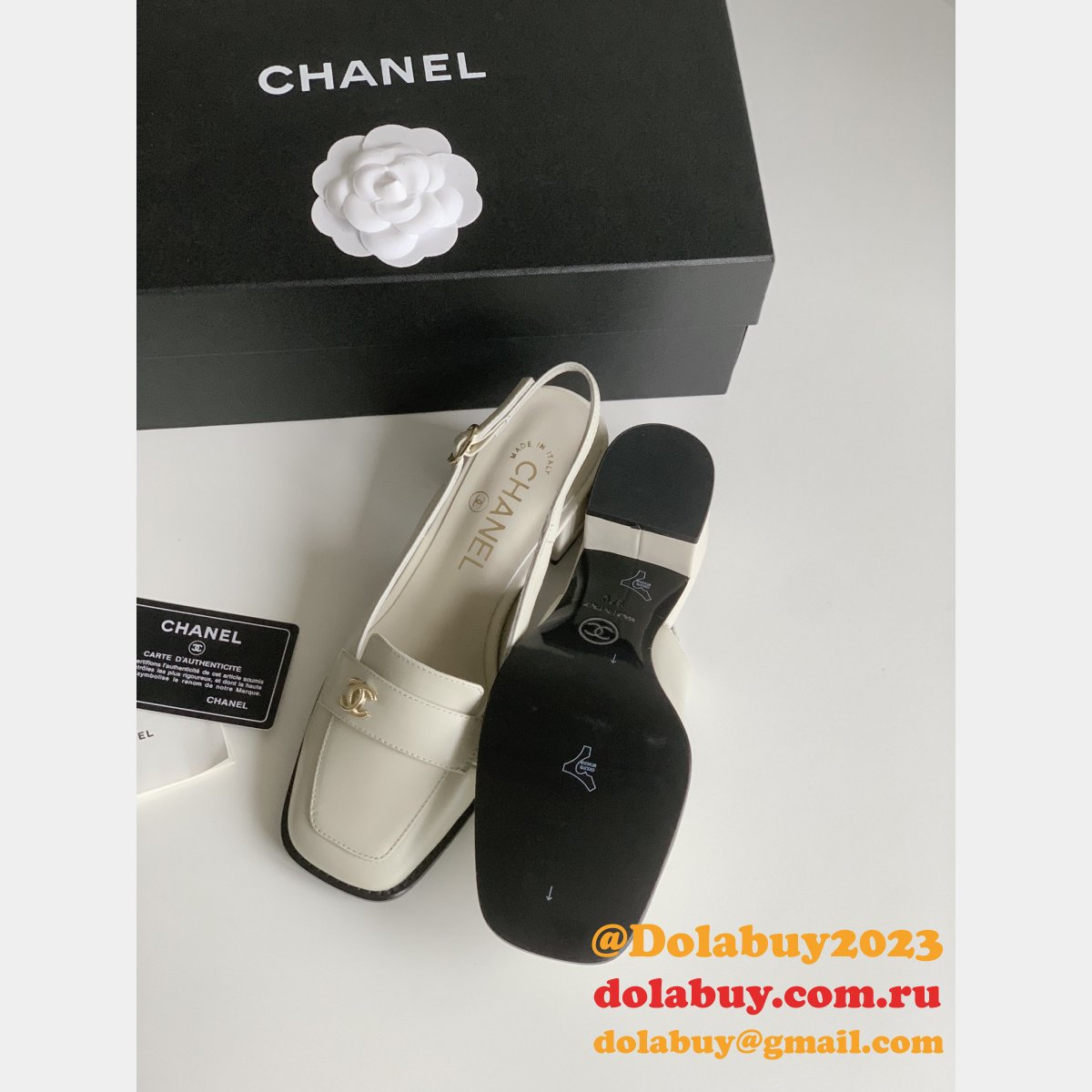 Designer Giada Slingback Loafer Pump Fake Shoes