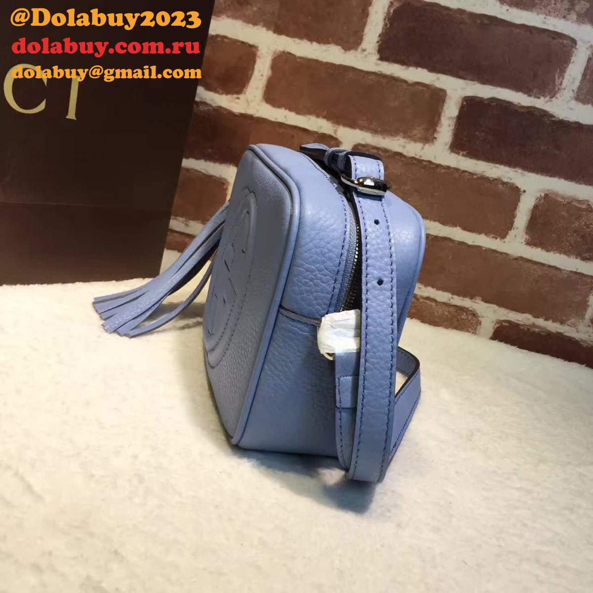 aaa+ G*u*i replicas soho small leather disco 308364 bag