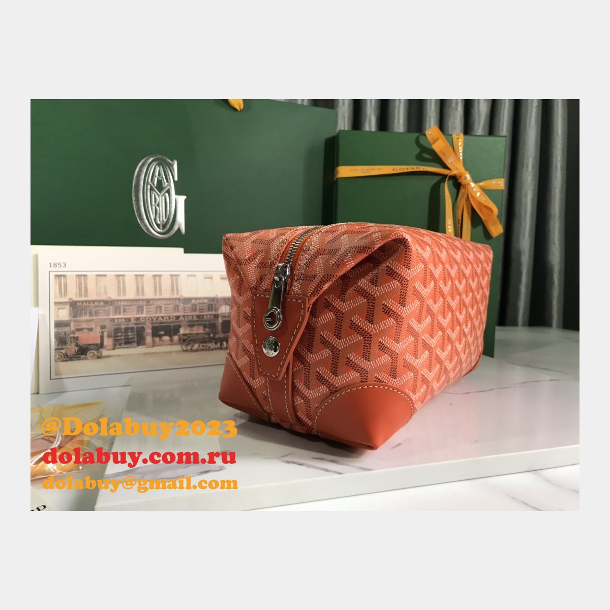 Goyard Top Luggage Boeing NBA Love 020215 Replica Bag