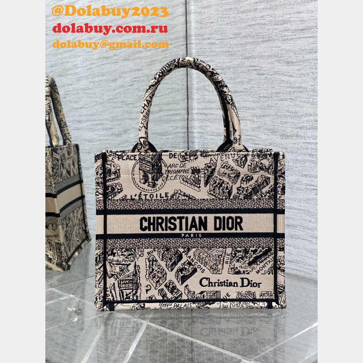 Christian Dior CD Book Tote Top Quality Replica Bags