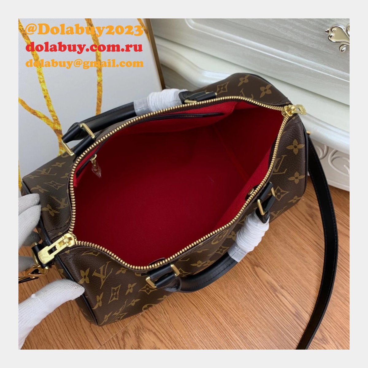 Louis Vuitton Replica M45501 Speedy 30 Monogram Brown