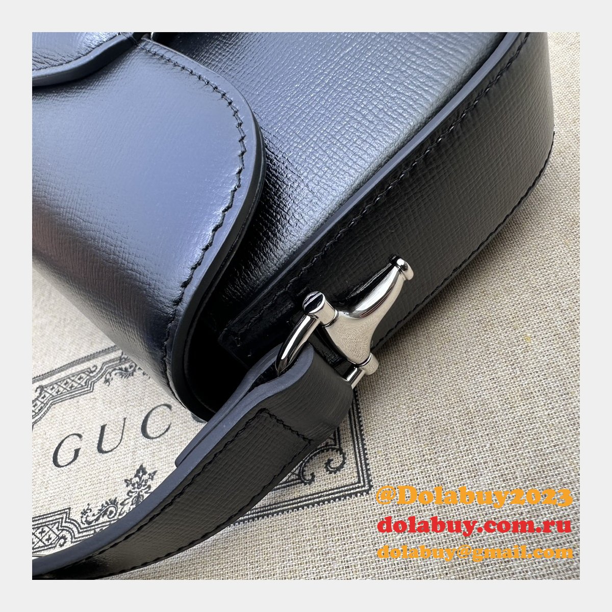 Gucci Copy Horsebit 1955 764155 Shoulder 1:1 Mirror Bag