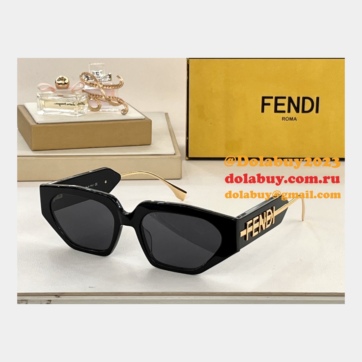 Fendi Inspired Original FD50072l /40128I High Quality Replica Sunglasses