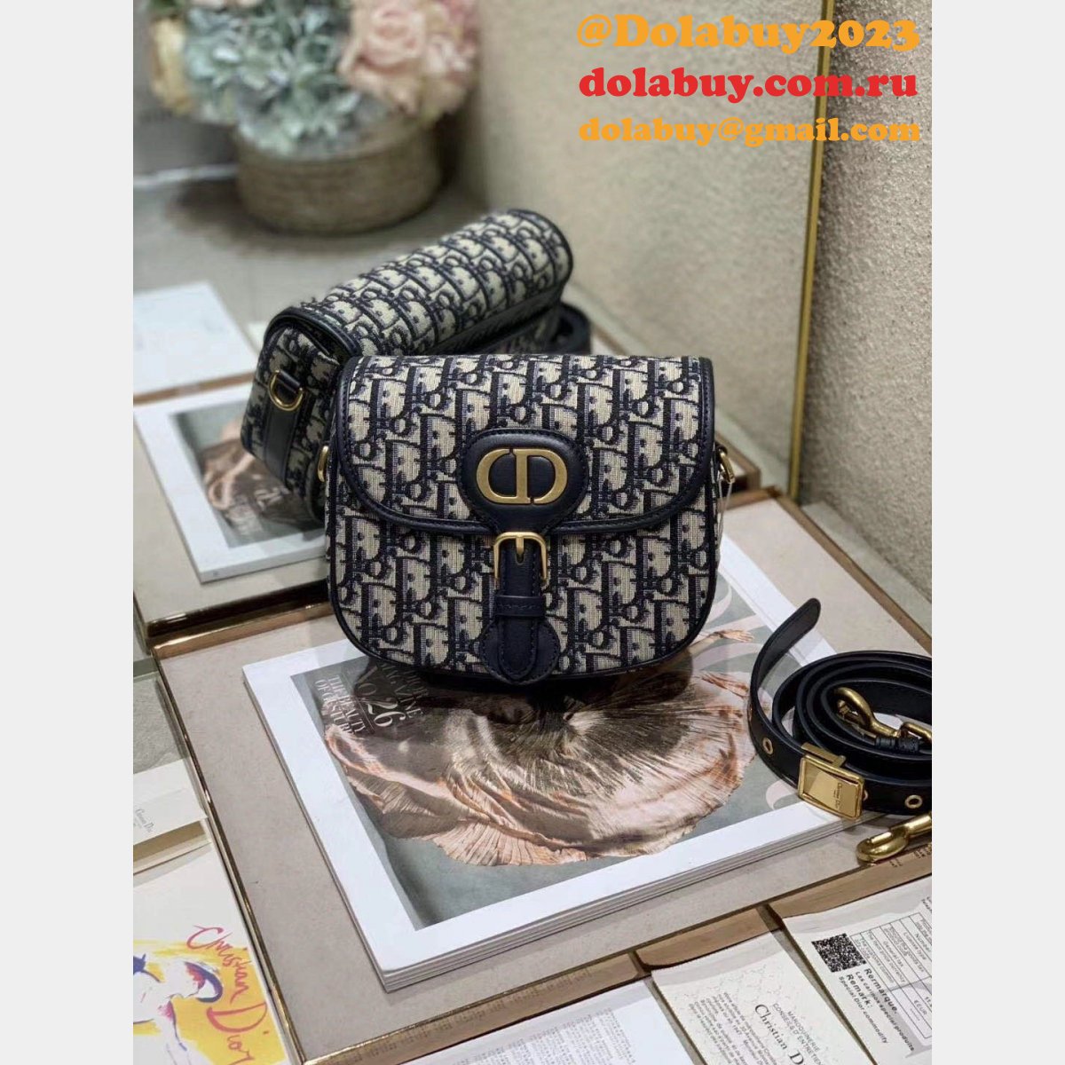 High Quality 2020 Christian dior bobby CD logo Obligue Oblique Jacquard bag