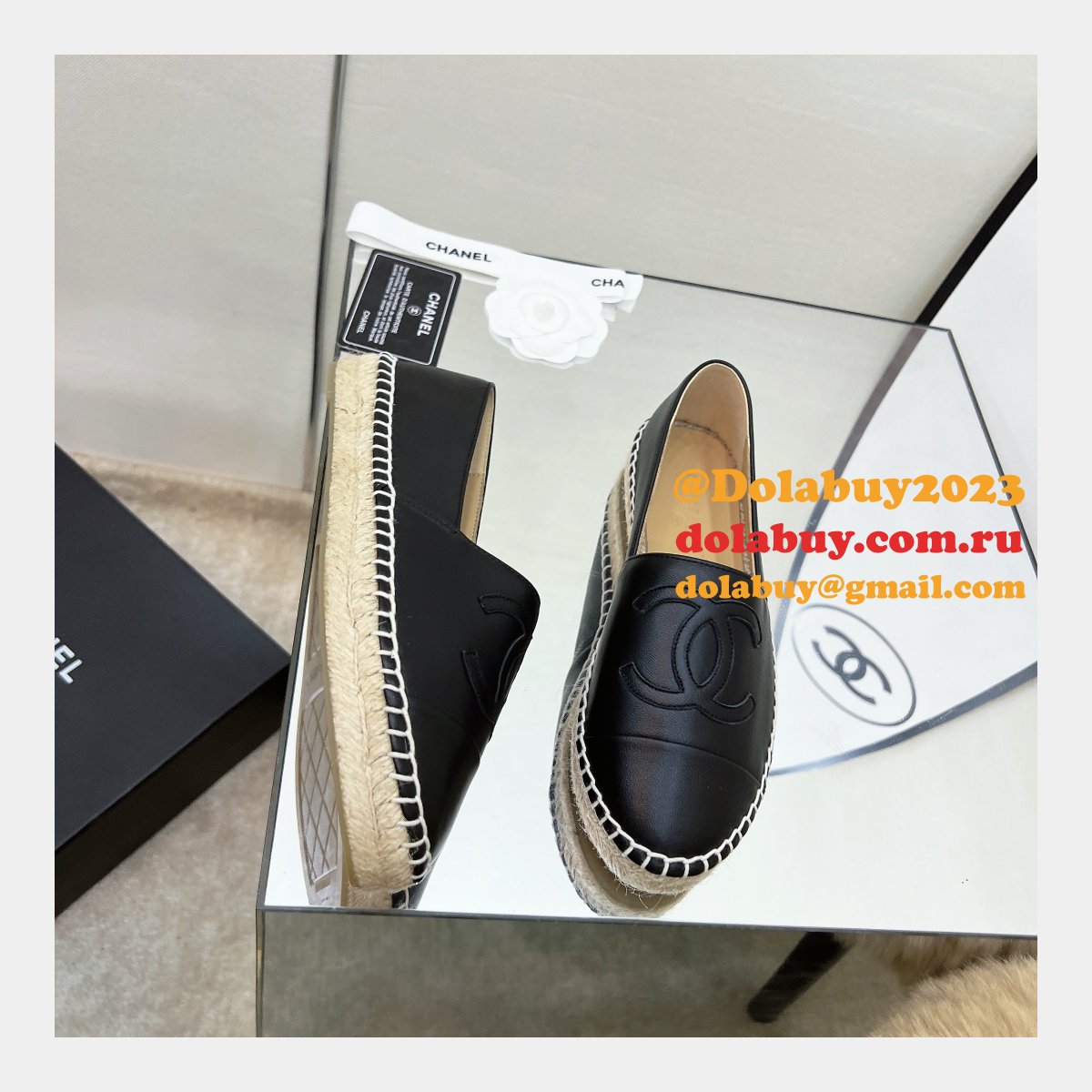 High Quality CC Designer ESPADRILLES SHOES
