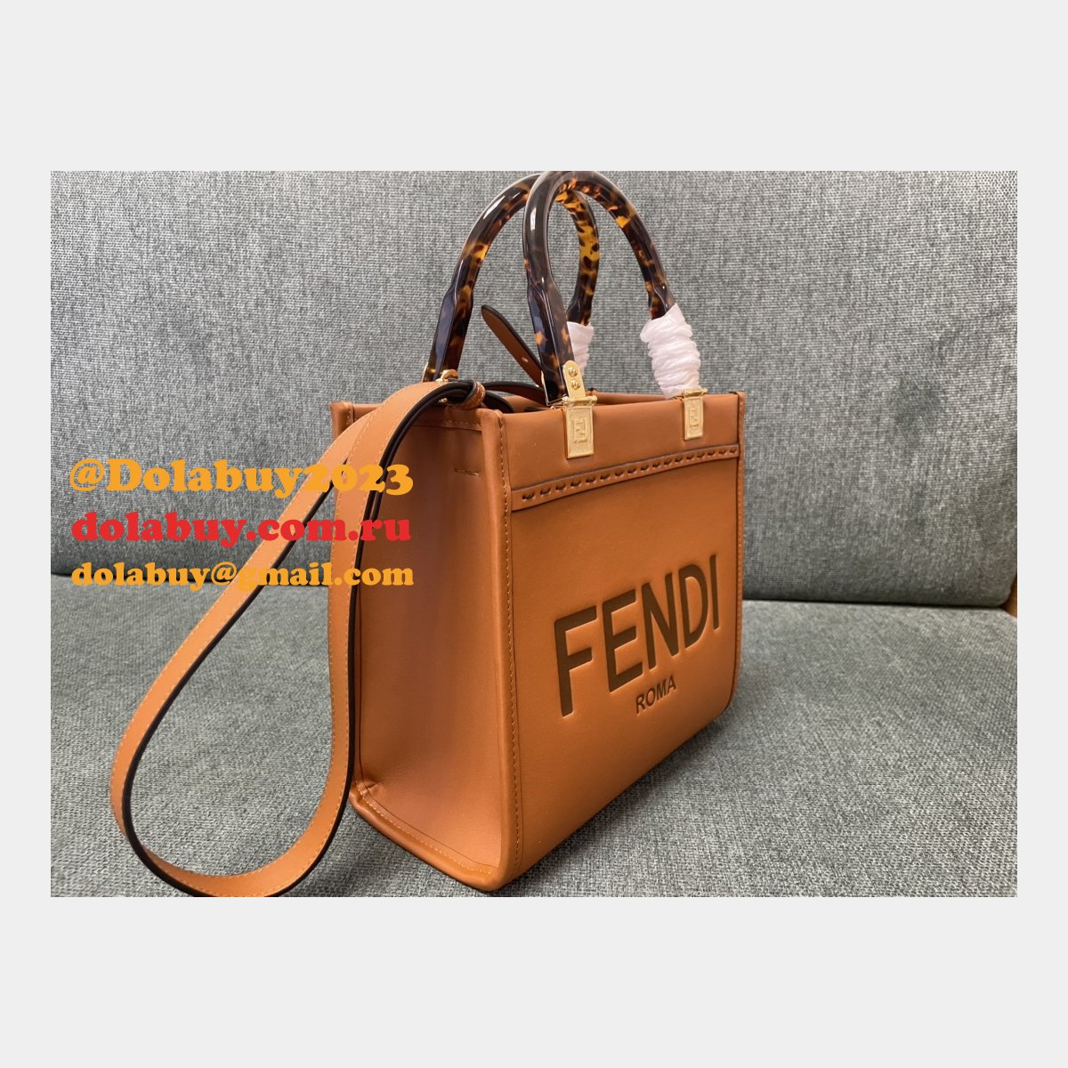 Replica Top Quality FENDI TOTE Sunshine mini handbag