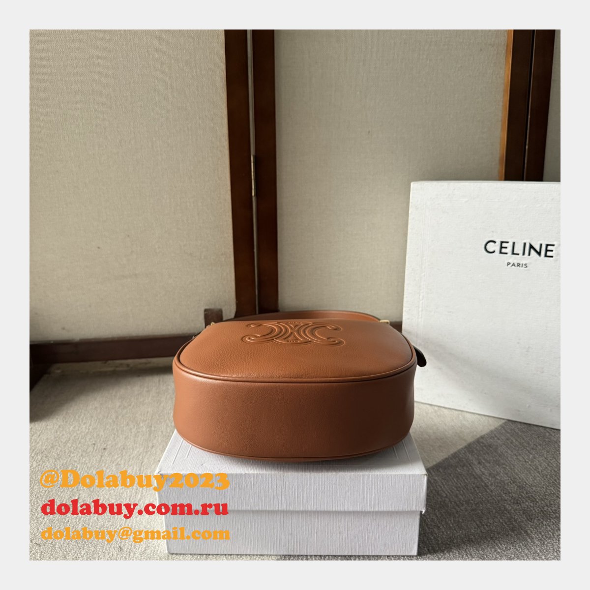 Celine Inspired 117253 Small Heloise Cuir Triomphe Bag