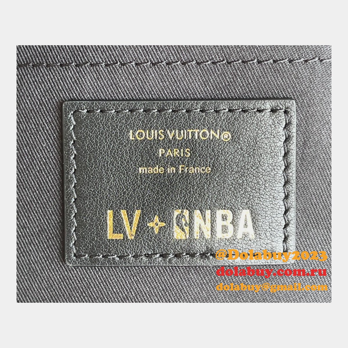 Louis Vuitton High Quality Replica M58515 LVxNBA Cloakroom Dopp Kit Travel Black