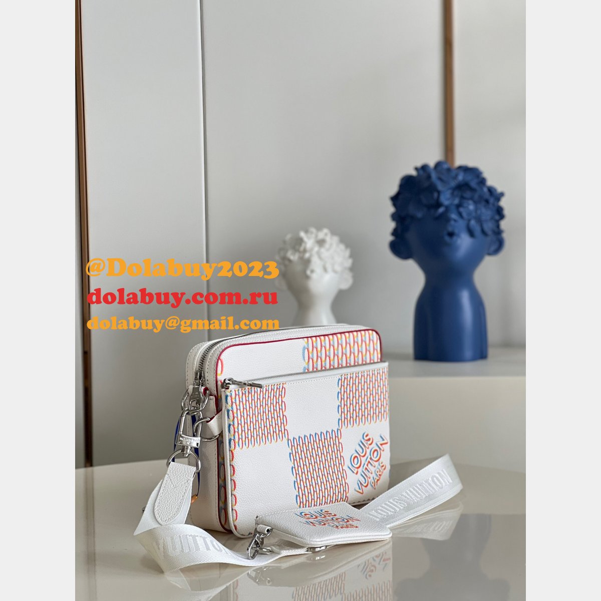 Louis Vuitton Mens Replica M20665 Trio Messenger Other Leathers Bags