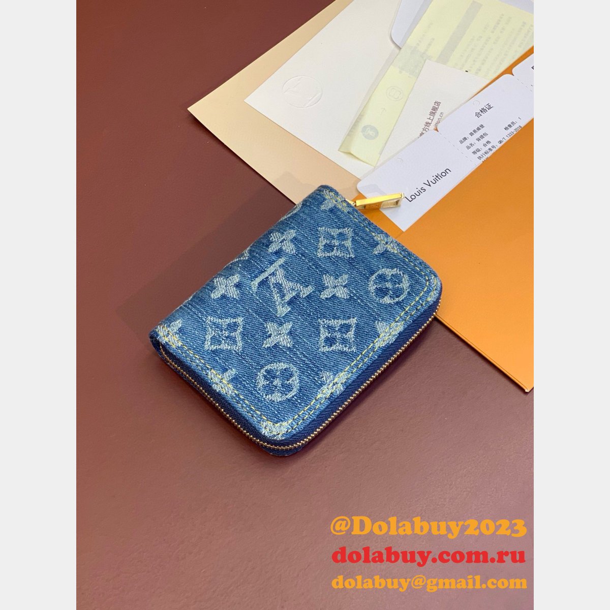 Monogram Denim M83160 Wholesale Louis Vuitton Wallet