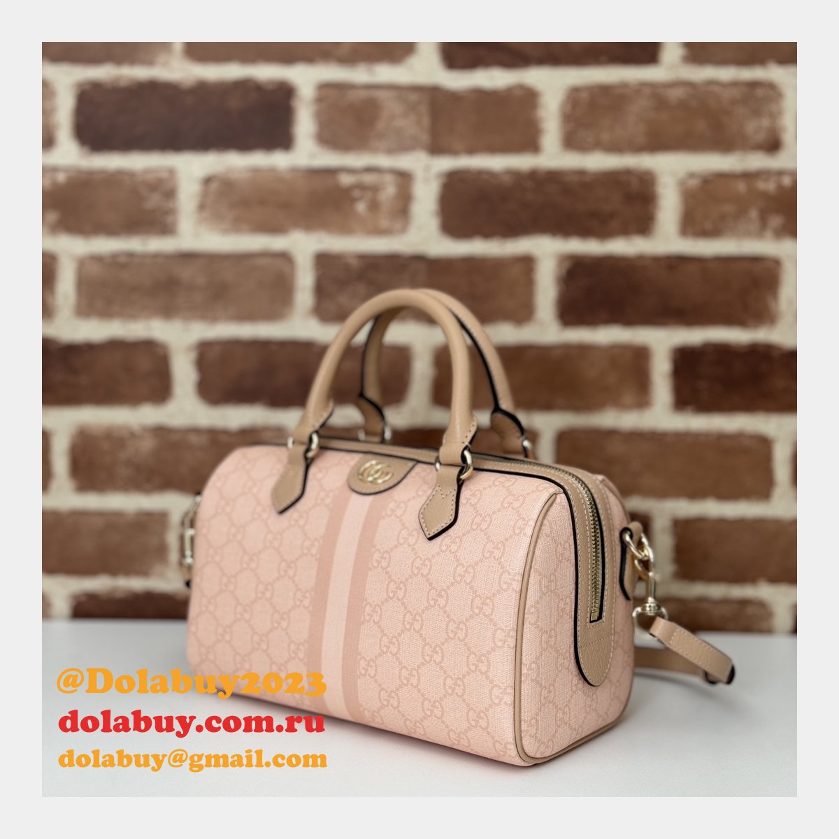 Best 7 Star 772061 Gucci Knockoff Ophidia GG Small Top Handle Bag