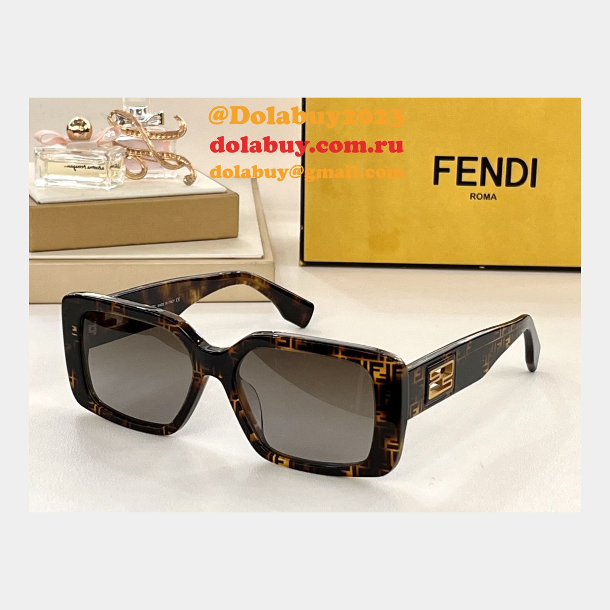Fendi Inspired Original FD50072l /40128I High Quality Replica Sunglasses