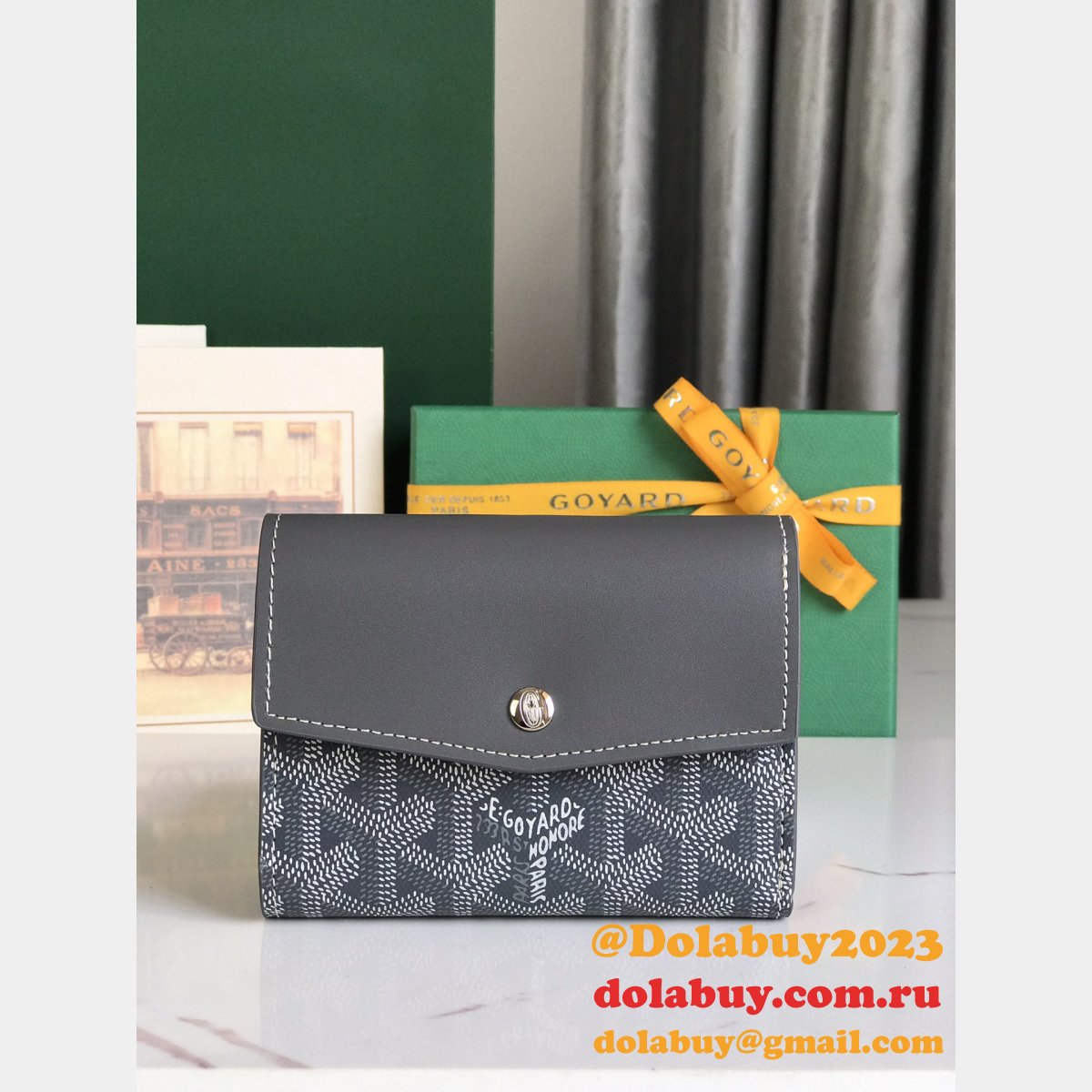 Top Quality Goyardine Saint-Gabriel wallet