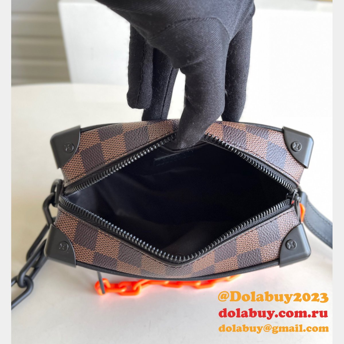 AAA Replica Louis Vuitton M44480 Bags Soft Trunk Monogram Eclipse Canvas