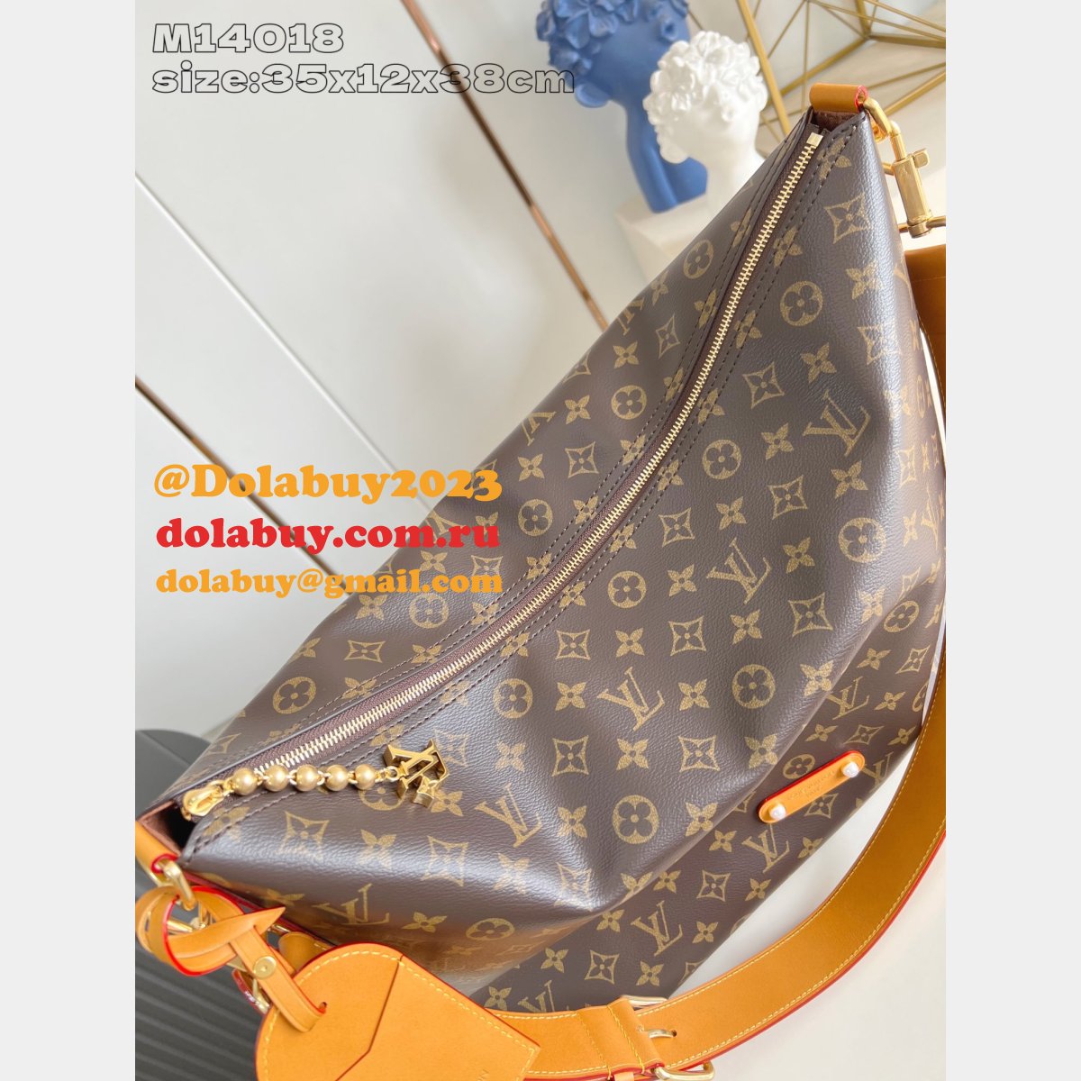 Louis Vuitton Knockoff M14018 Vagabond Hobo G69 Newness Bag