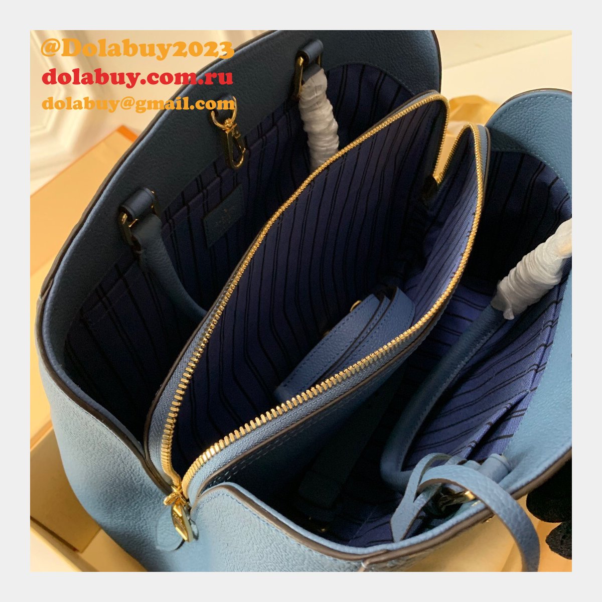 Louis Vuitton Top Quality M41048/M42746/M44931 Montaigne MM Monogram Empreinte Leather