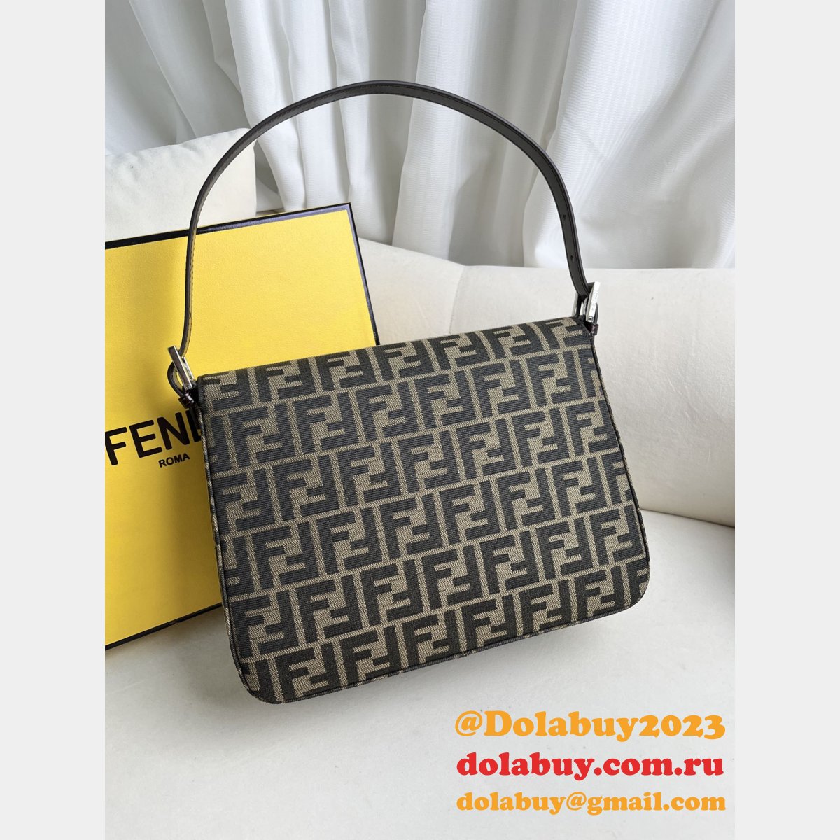 Luxury Fendi Vintage tote Fashion women bag