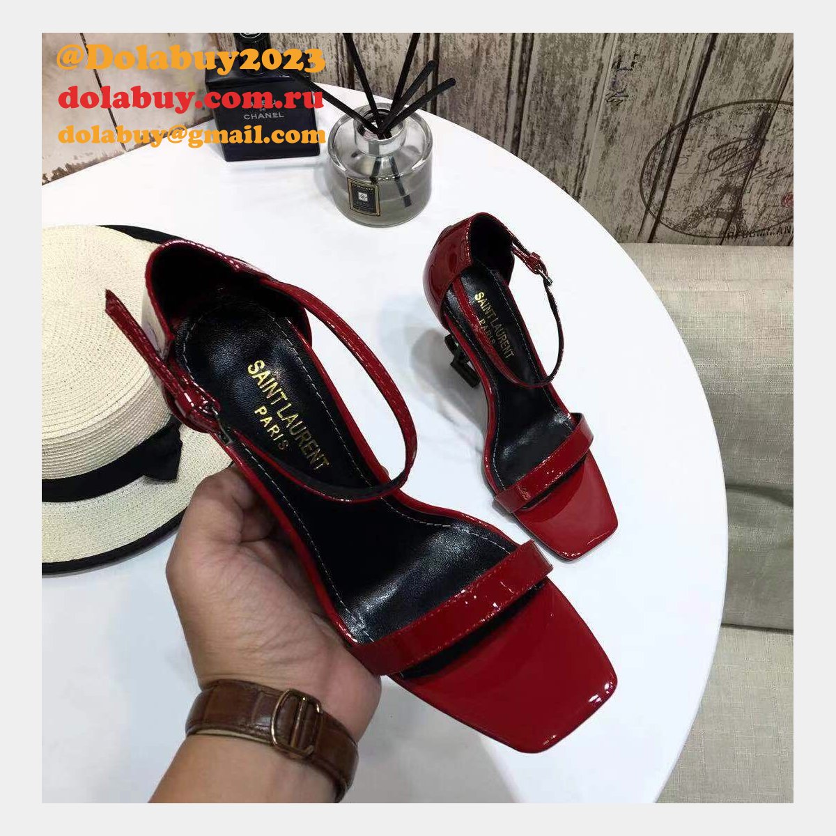 Saint Laurent High Heel Sandals 009