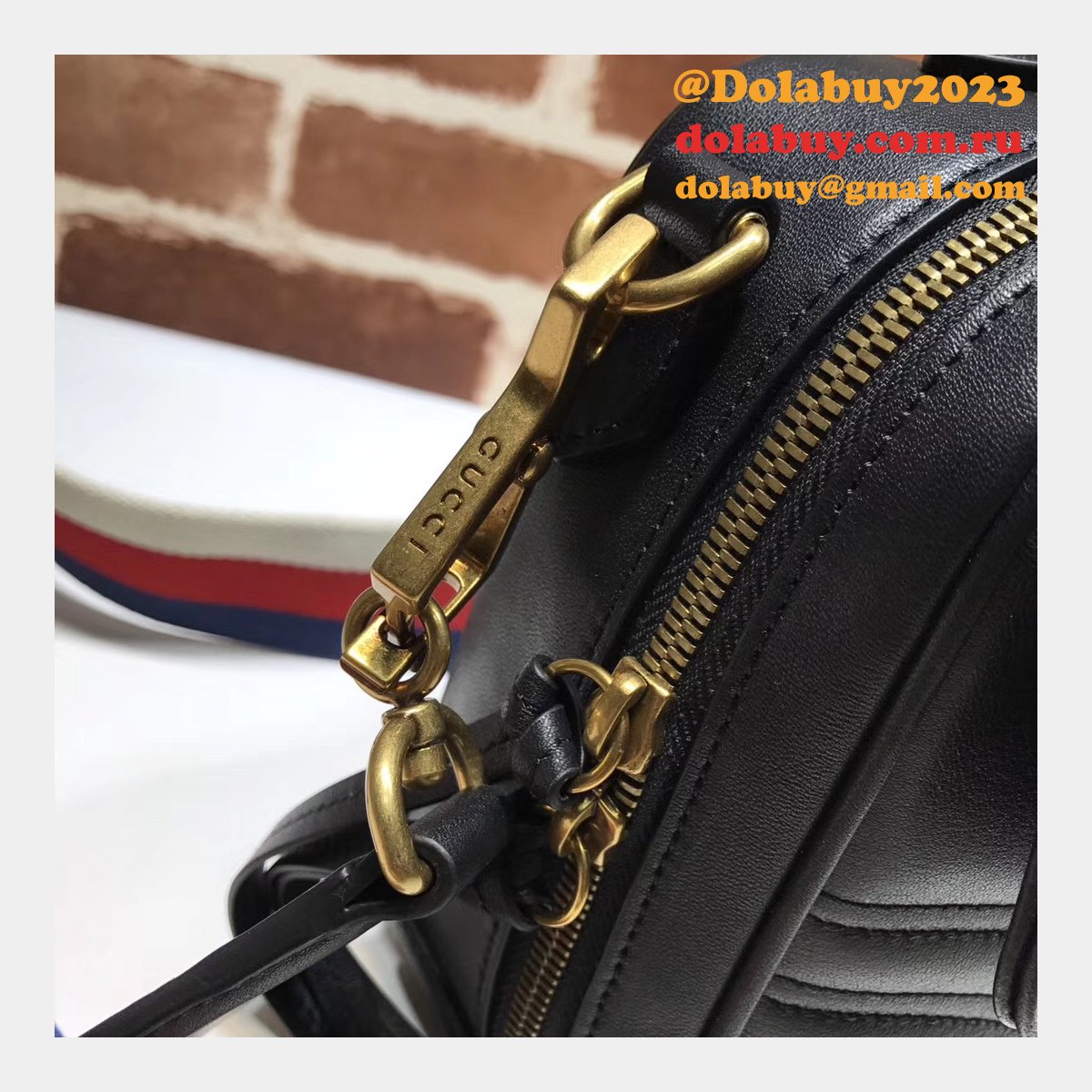 top quality G*u*i replica 498100 leather gg marmont small shoulder bag