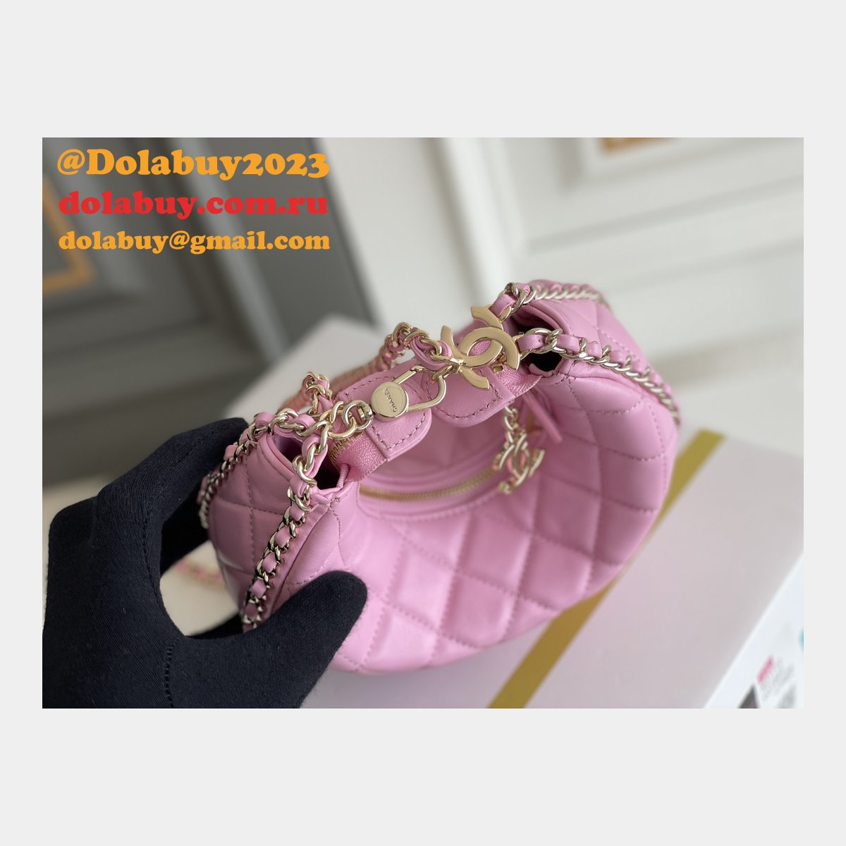 We Sale High-quality Fake AS3917 Lambskin Hobo Bag