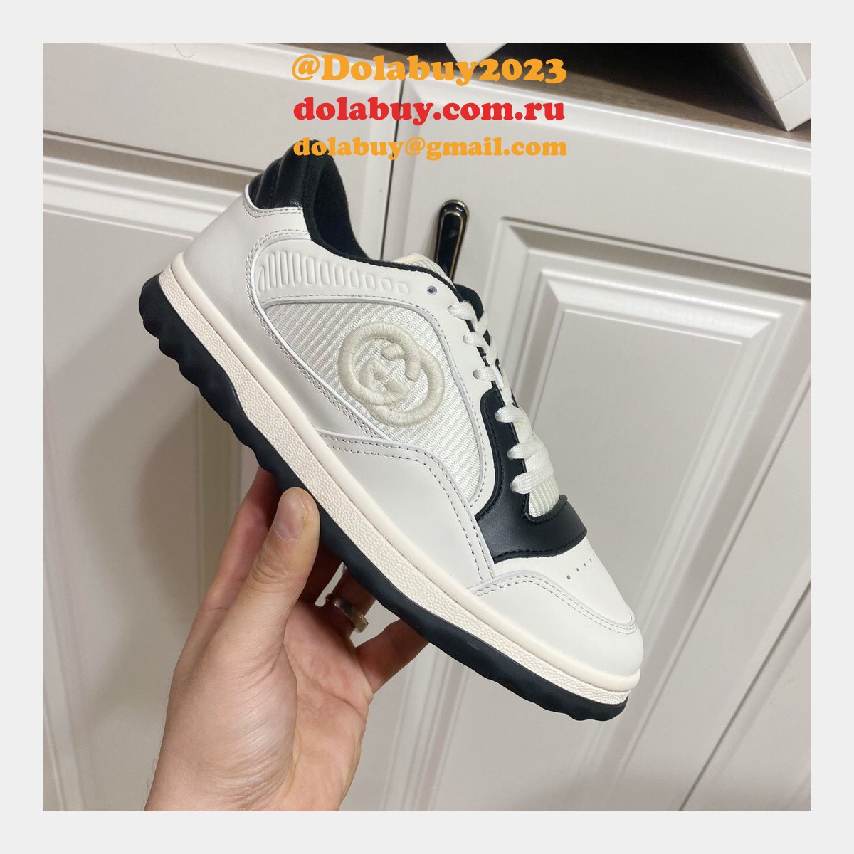 G*u*i replica inspired mac80 leather low-top sneakers 1:1 mirror shoes