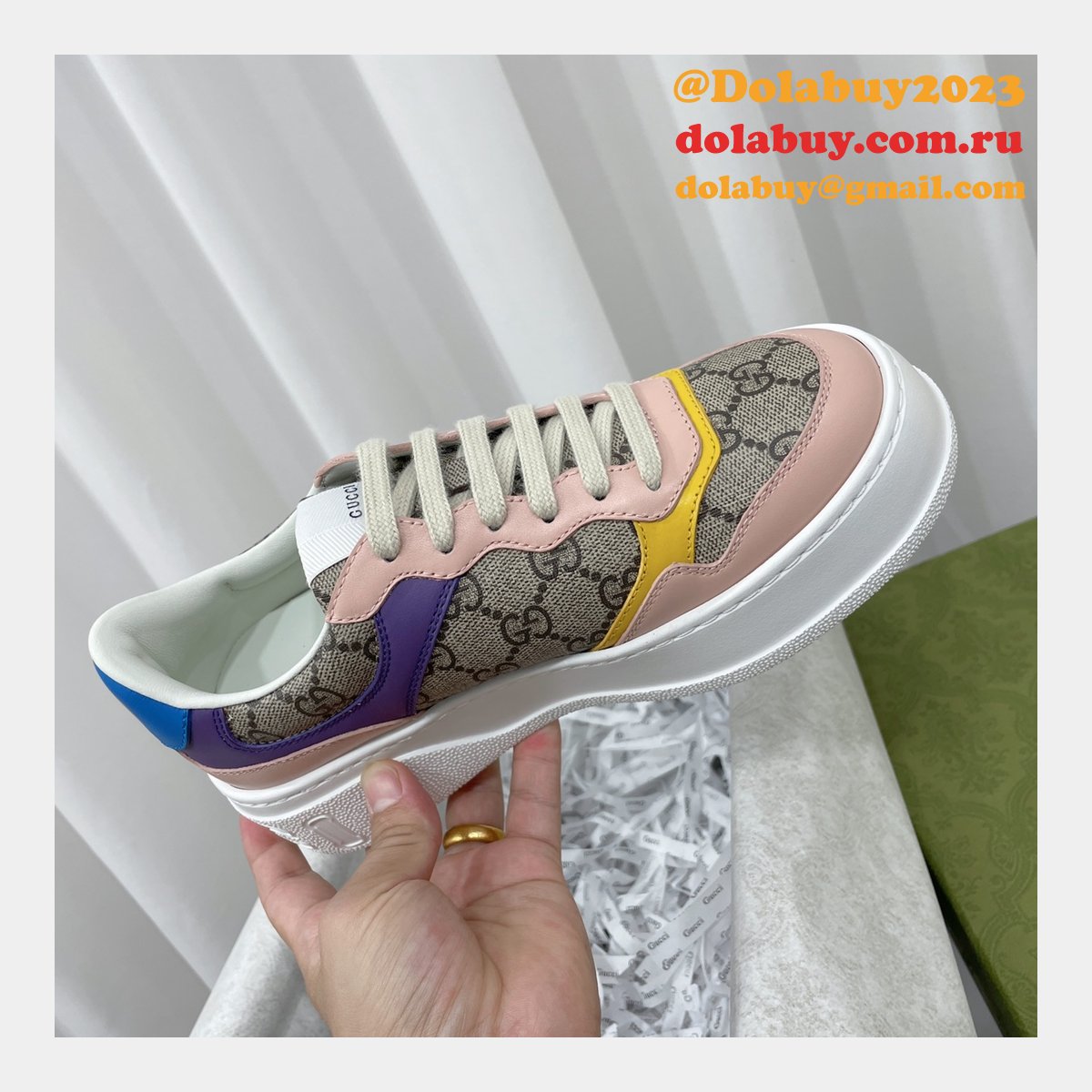 buy cheap designer replica gg couple platform G*u*i shoes