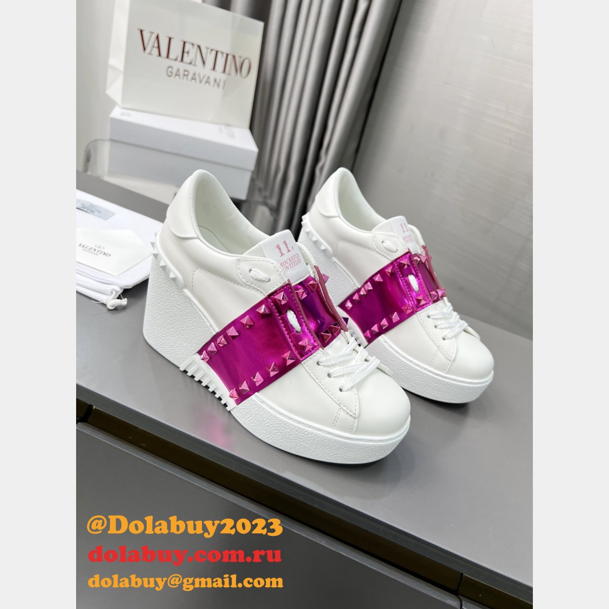 Perfect Cheap High End Wedge Replica Valentino Shoes