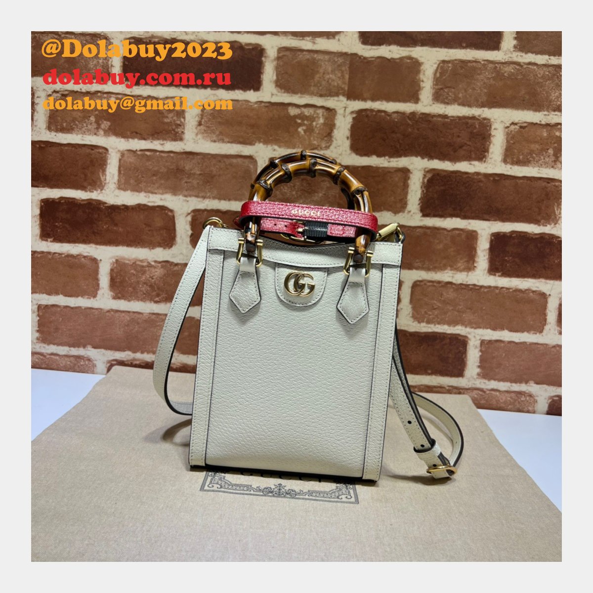 Gucci Replicas Diana 1:1 Mirror Tote Perfect 739079 Bag