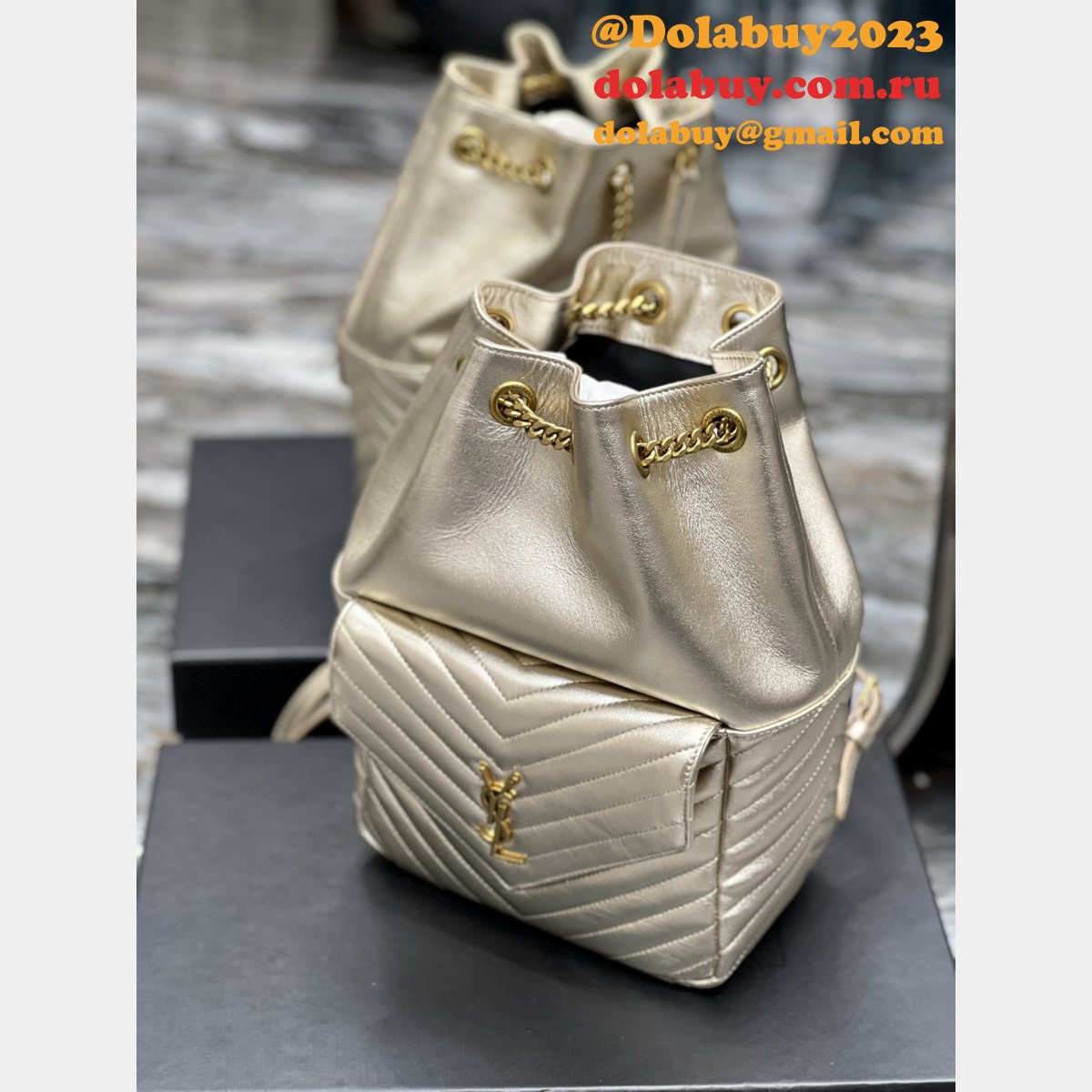 Yves Saint Laurent Replicas Backpacks 672609 AAA Handbag