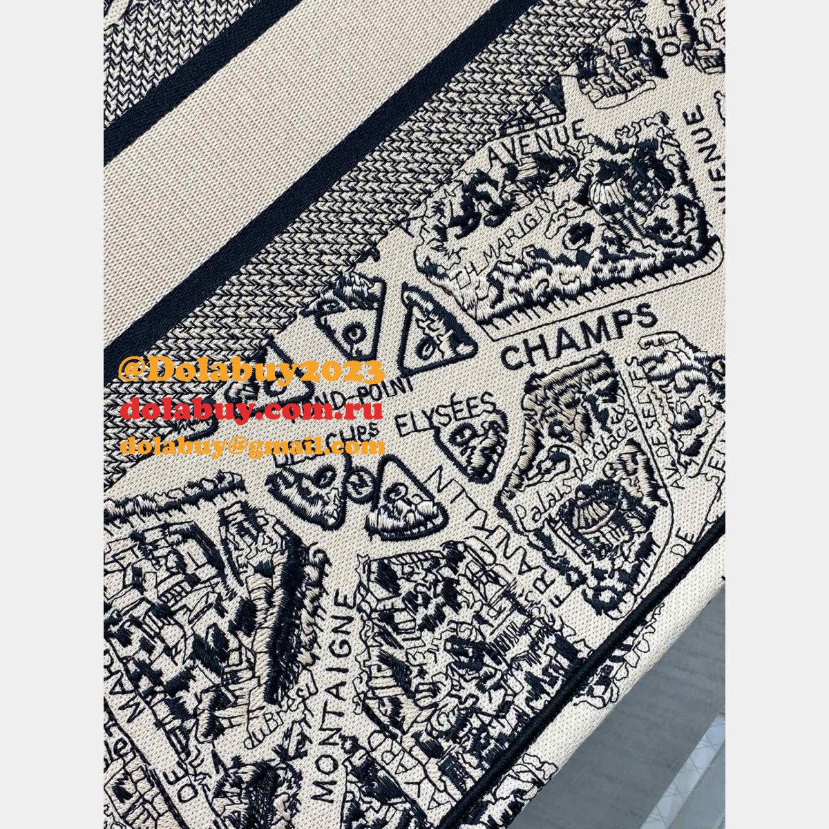 Christian Dior CD Book Tote Top Quality Replica Bags