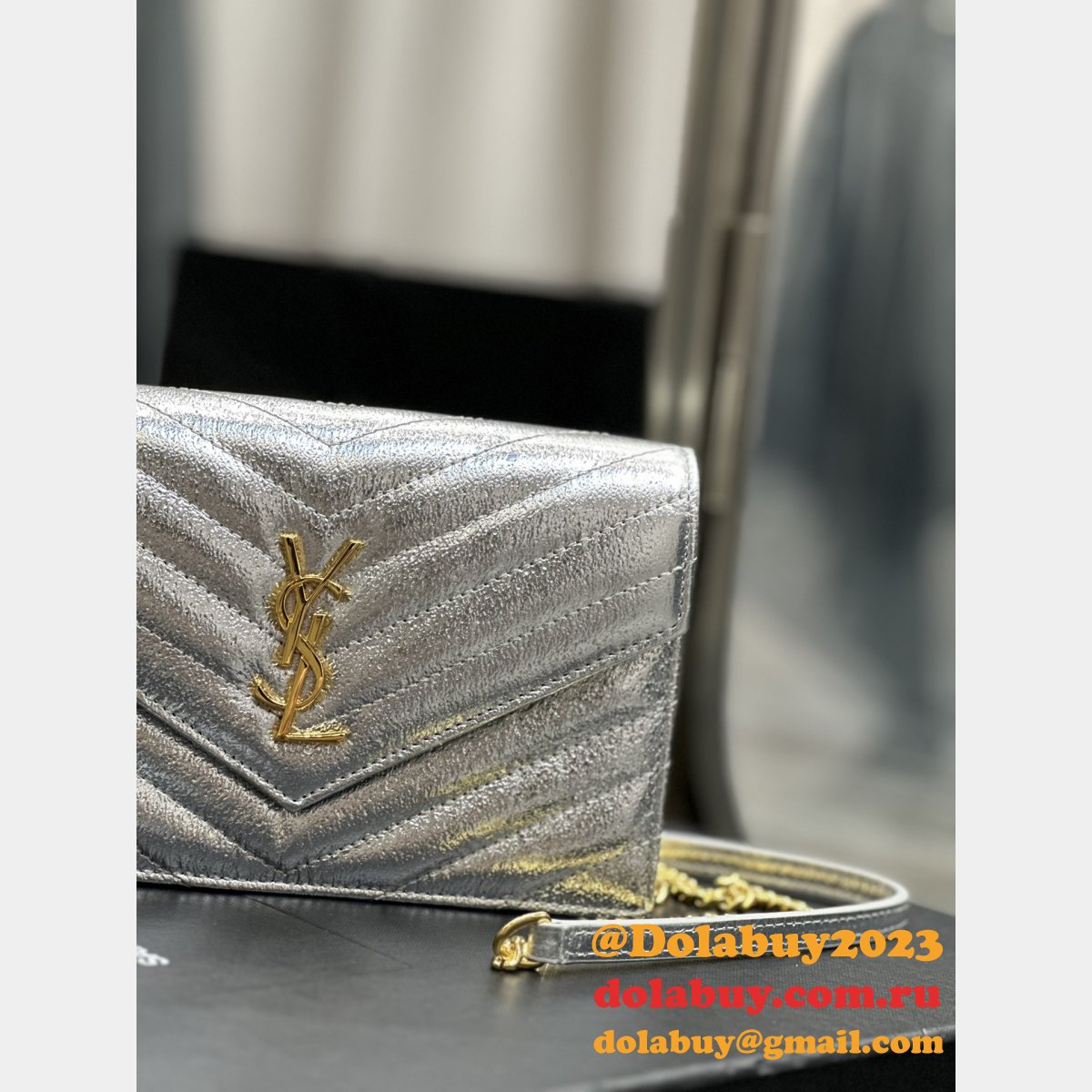 Monogram Woc Cassander Matelasse Chain YSL Replica Best 393953 Bag