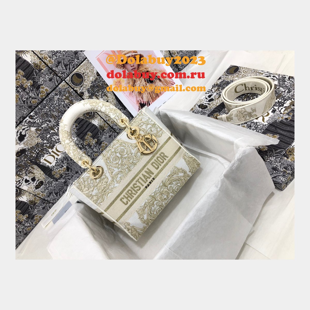 Best Cheap Lady Luxury Dior 24cm Replica Handbags Outlet