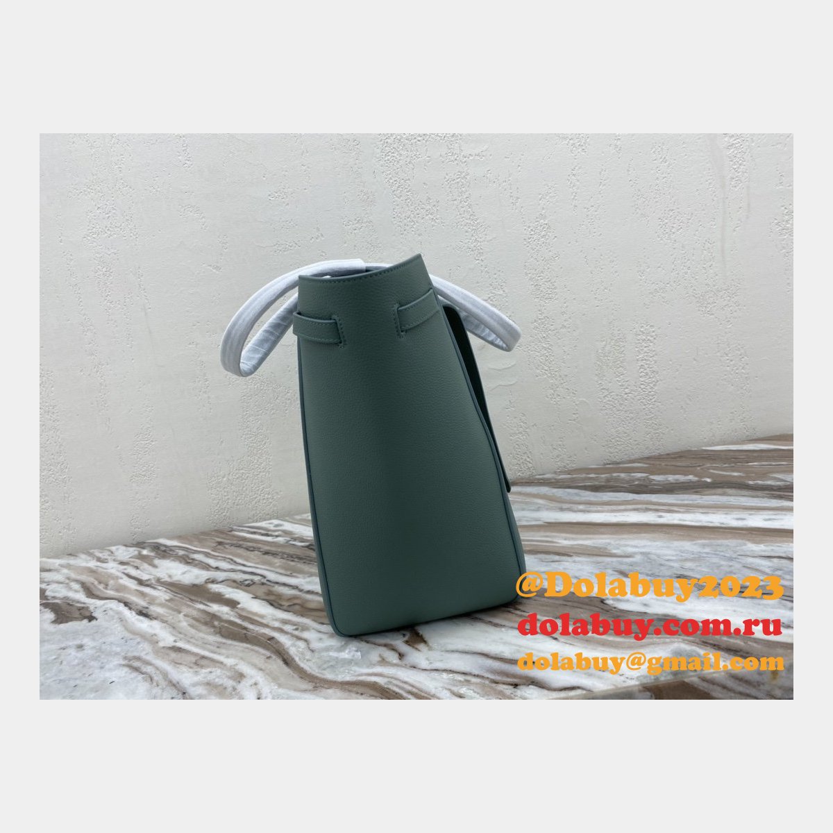 Replica Celine Light Green Small Cabas Phantom Bag