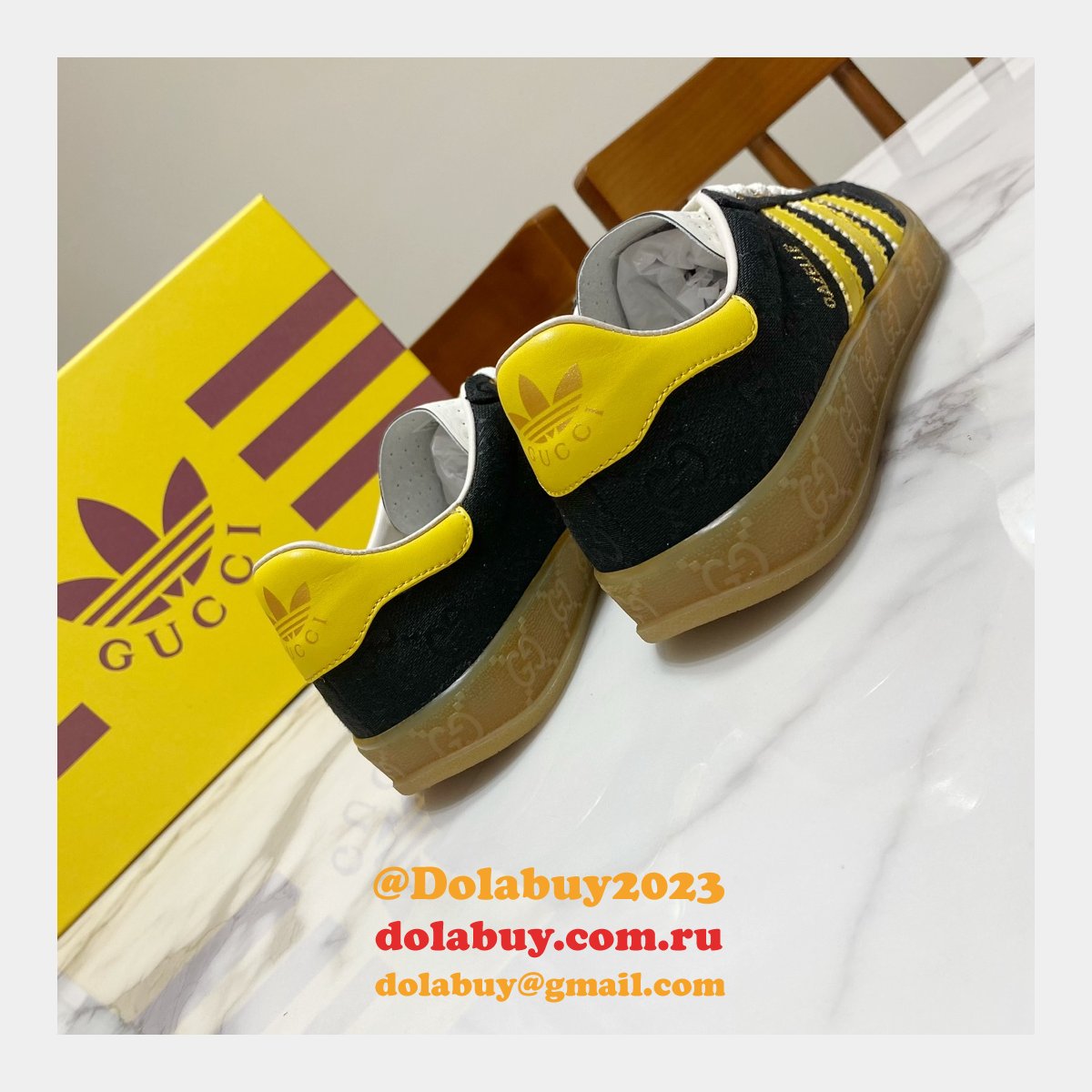 replicas best fake G*u*i shamrock joint skate men/women shoes