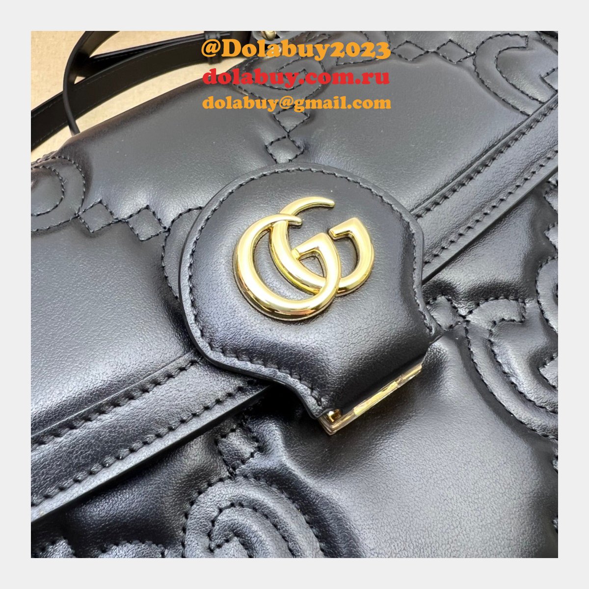 Gucci Fashion Copy 736877 Matelasse GG Top Handle Bag