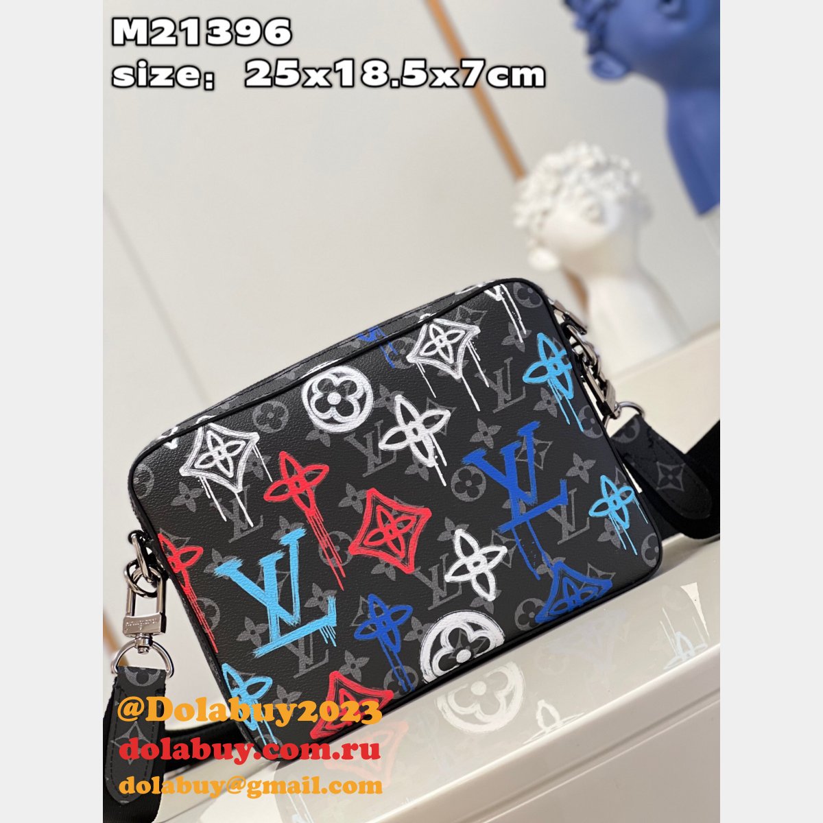 Where M21396 Trio Messenger Louis Vuitton Replica Designer Bag