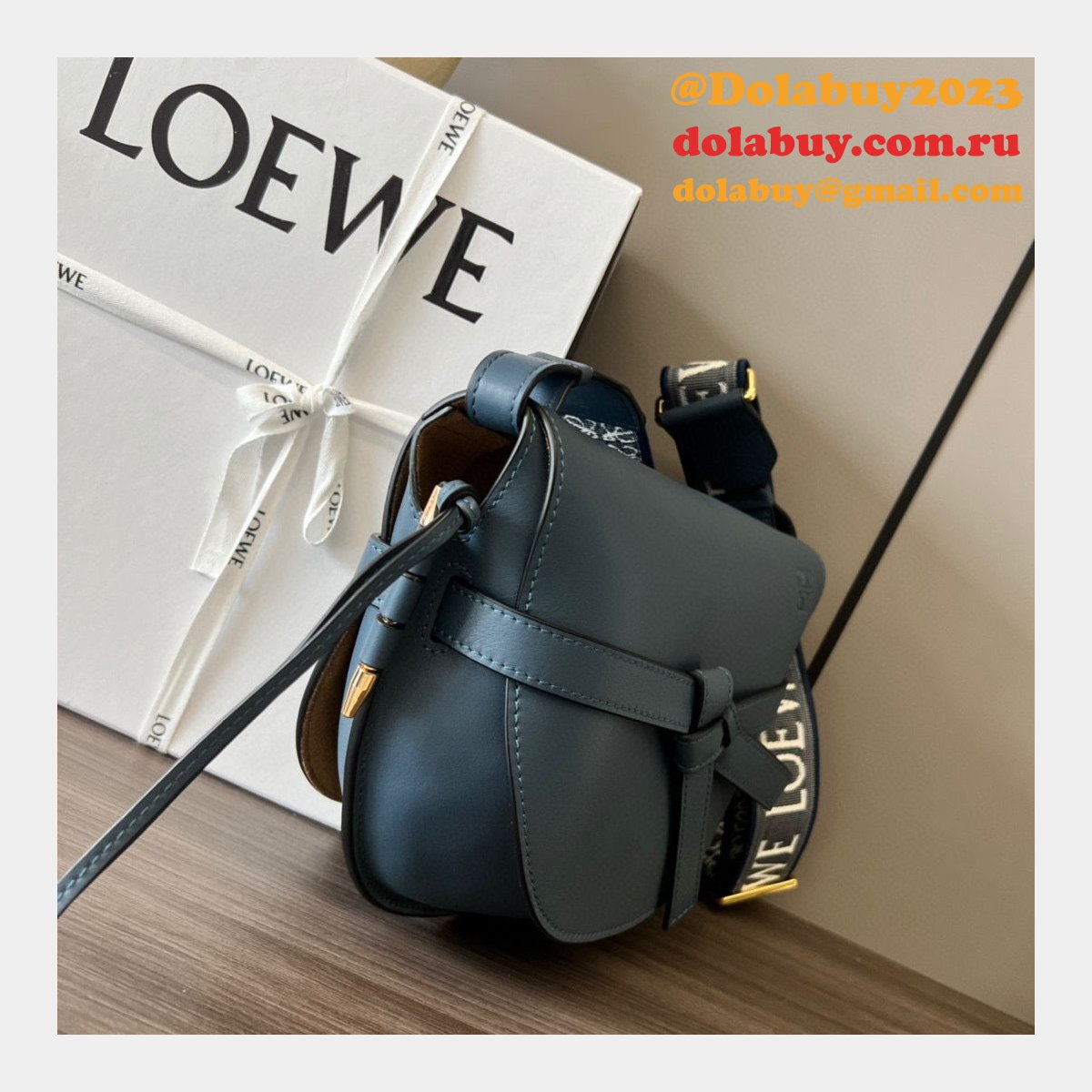 Best 1:1 Wholesale Mirror LOEWE GATE HADNBAG 25MM