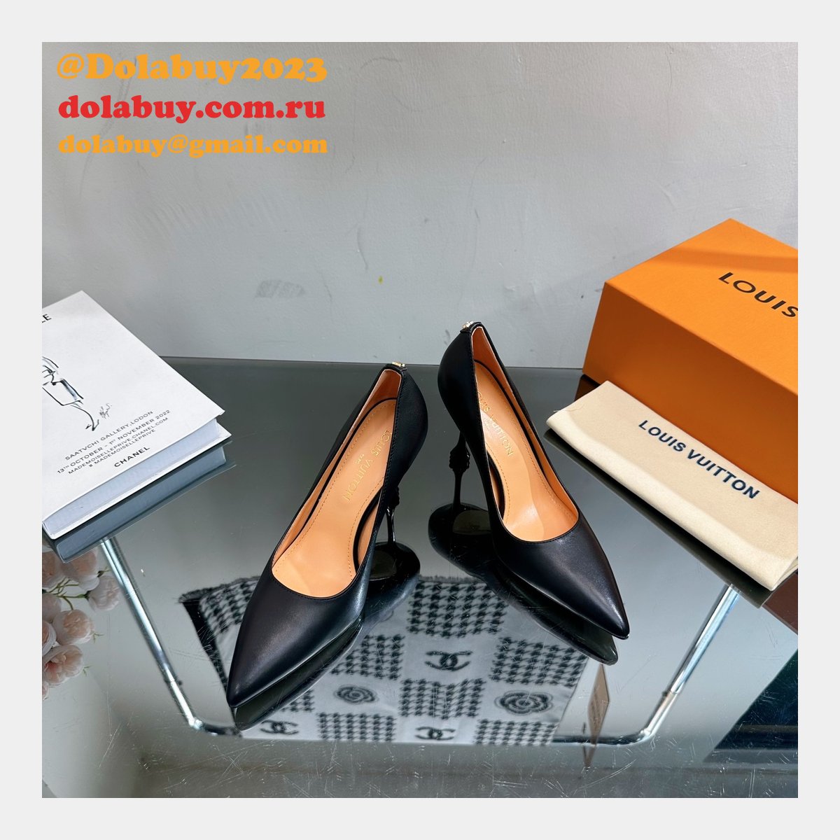 Shoes Pointed Toe High Heel Pumps Replica Louis Vuitton