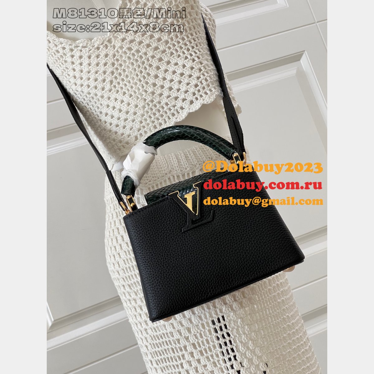 Louis Vuitton Capucines M81310 Designer Replica Bag