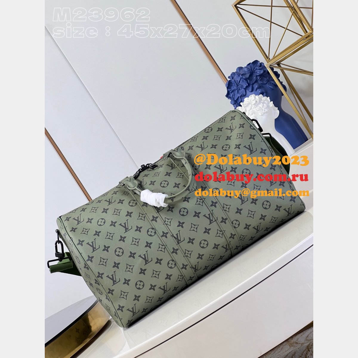 Perfect M23962 Keepall Bandoulière 45 Monogram Louis Vuitton Replica Bag