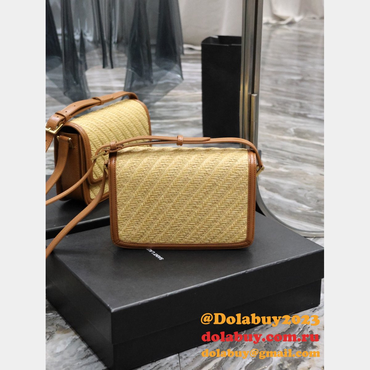 Wholesale YSL Perfect SOLFERINO BOX HANDBAG 634306