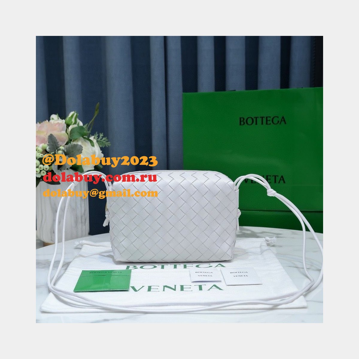 BEST Bottega Veneta Loop Camera Perfect bag 22cm