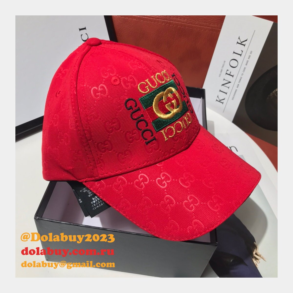AAA+ Gucci Palace classic pattern simple embroidery logo hats