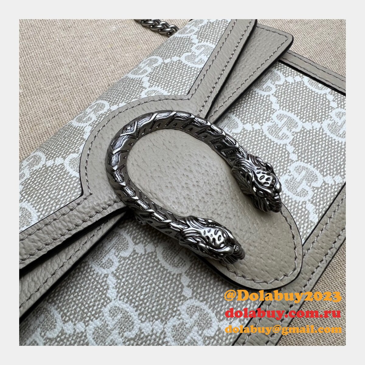 Gucci Replica Ladies 476432 Dionysus Leather Super Perfect Bag