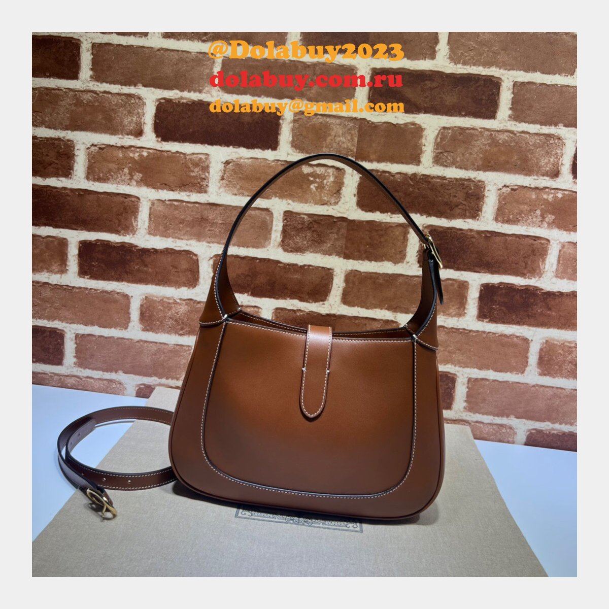 Are there fake designer Gucci 636709 Jackie 1961 Half Hobo Bag