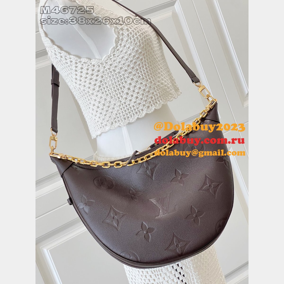 Louis Vuitton Luxury Loop Hobo Bag M14042 New 2025 Bag