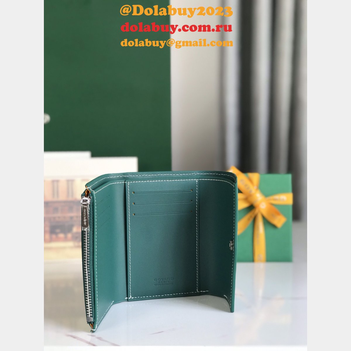 Top Quality Goyardine Saint-Gabriel wallet