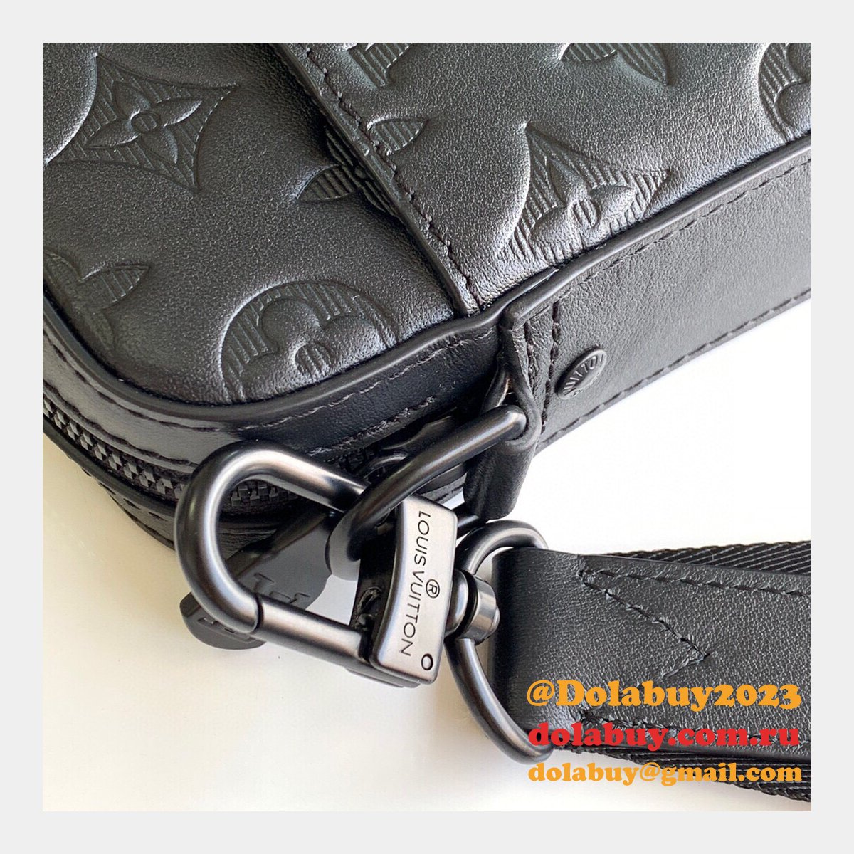 Top Quality Louis Vuitton Duo Messenger G65 M69827 Black