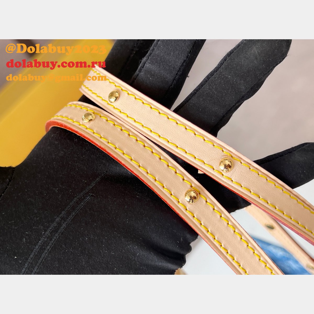 OnTheGo Louis Vuitton Replica Monogram Denim M46871 Handbag MM